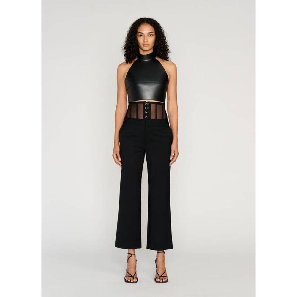 Monse Corset Slim Fit Trousers Pants in Black 0